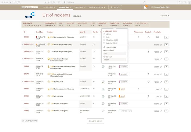 CODEMART :: New member for the Transity software family: Penalty ...